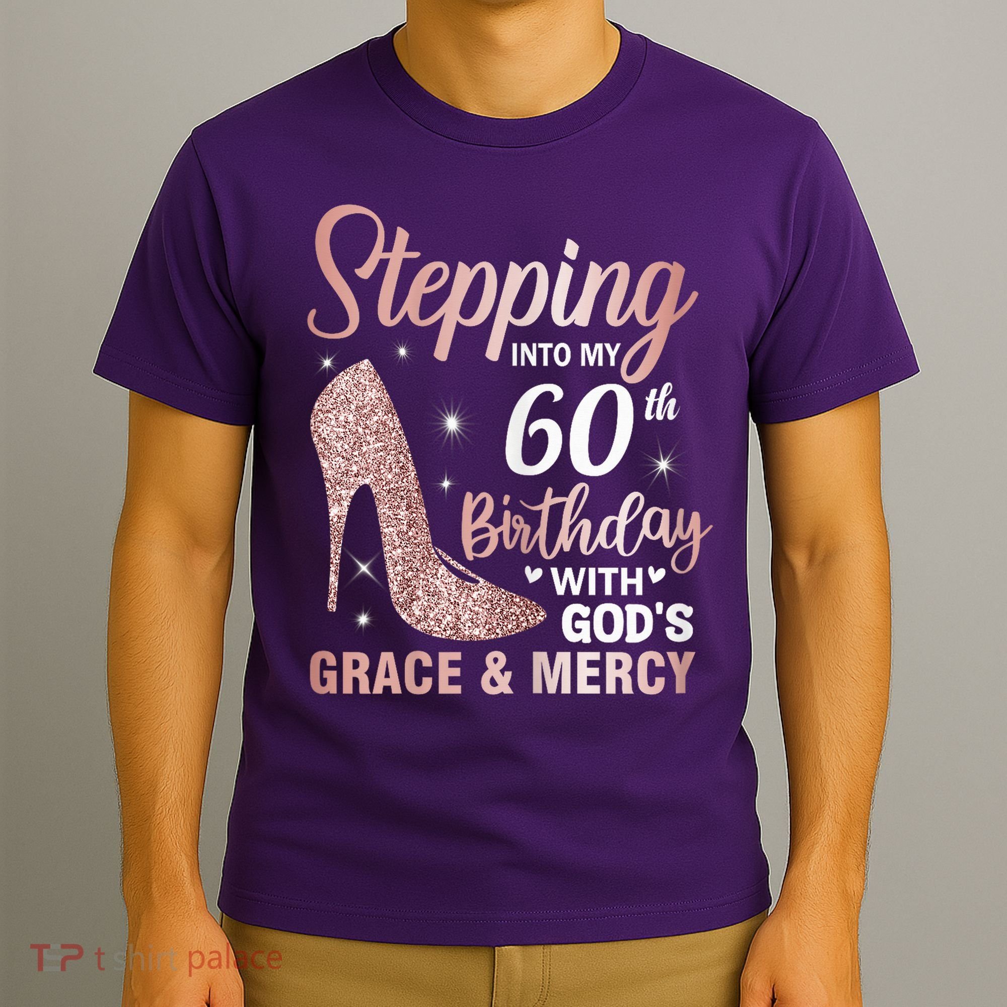 Stepping Into My 60th Birthday 60 Year Old Bday T-Shirt