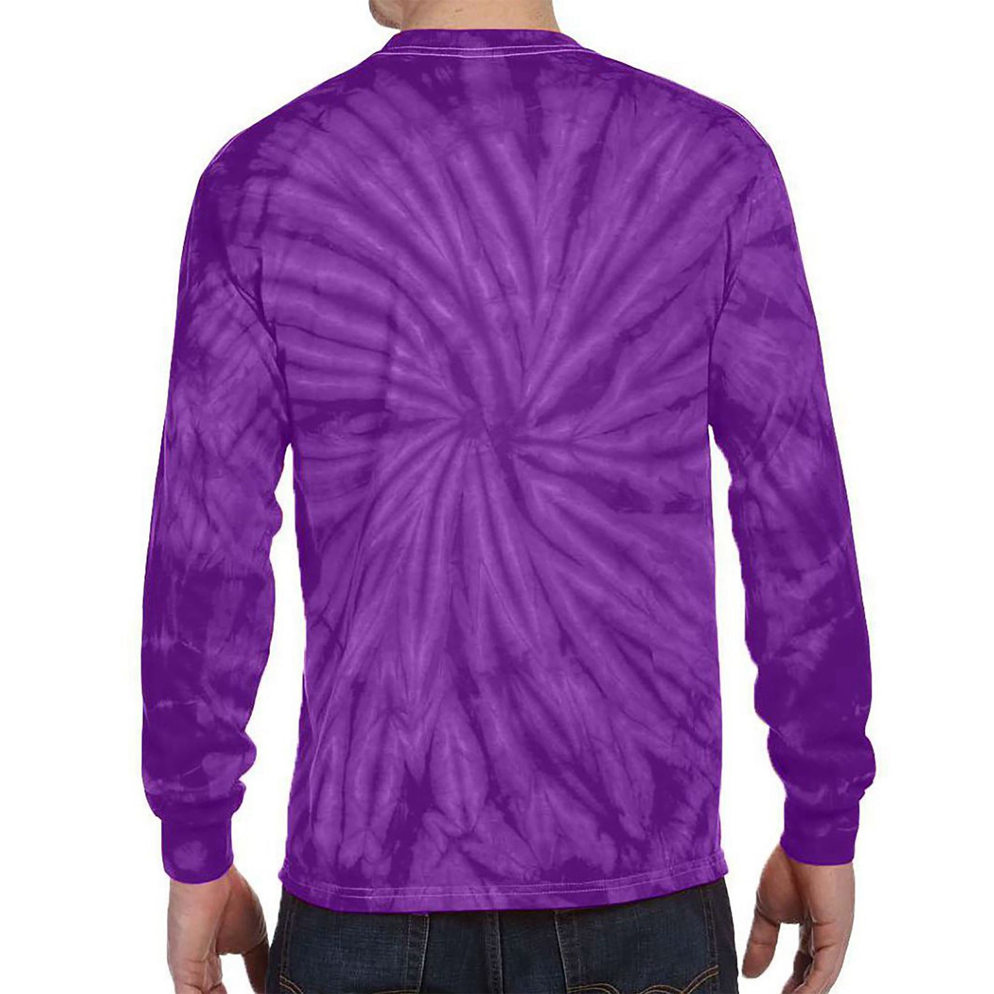 Stepping Into My 60th Birthday 60 Year Old Bday Tie-Dye Long Sleeve Shirt