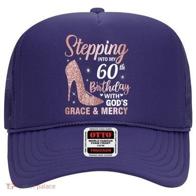 Stepping Into My 60th Birthday 60 Year Old Bday Hat
