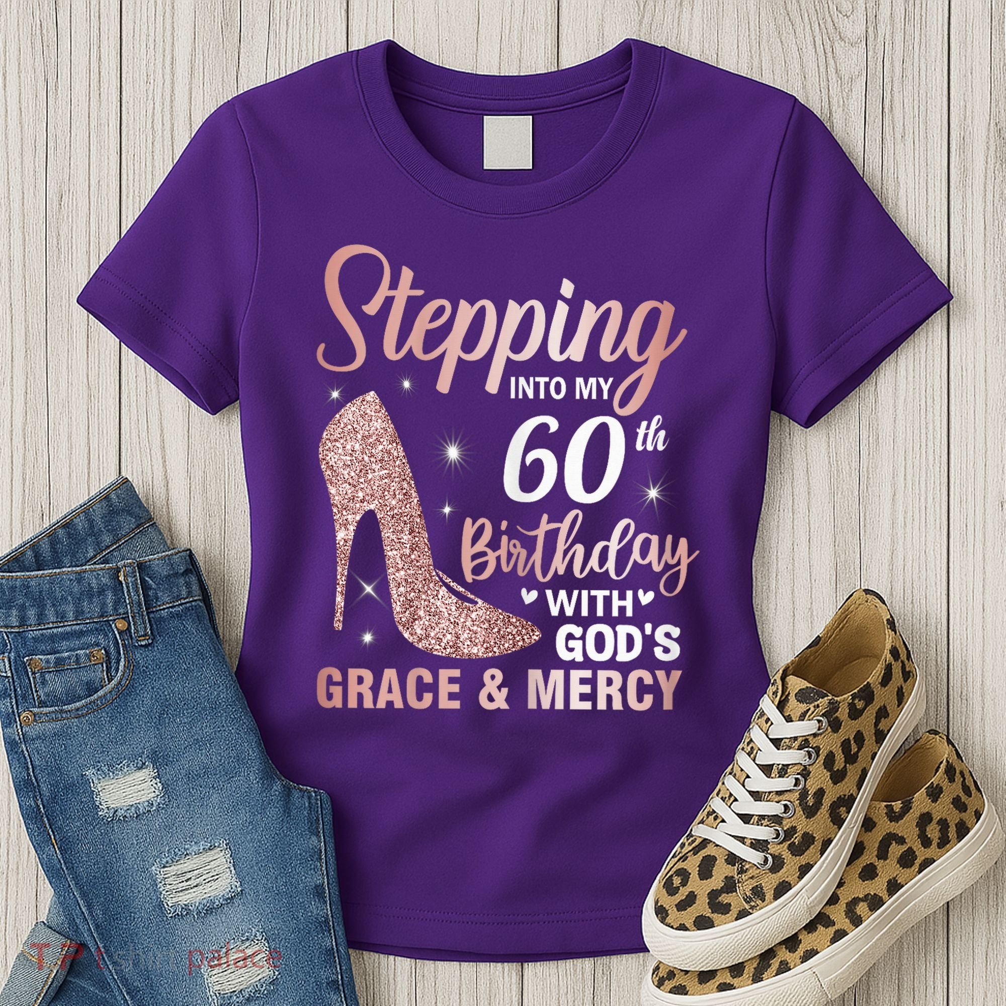 Stepping Into My 60th Birthday 60 Year Old Bday Women's T-Shirt