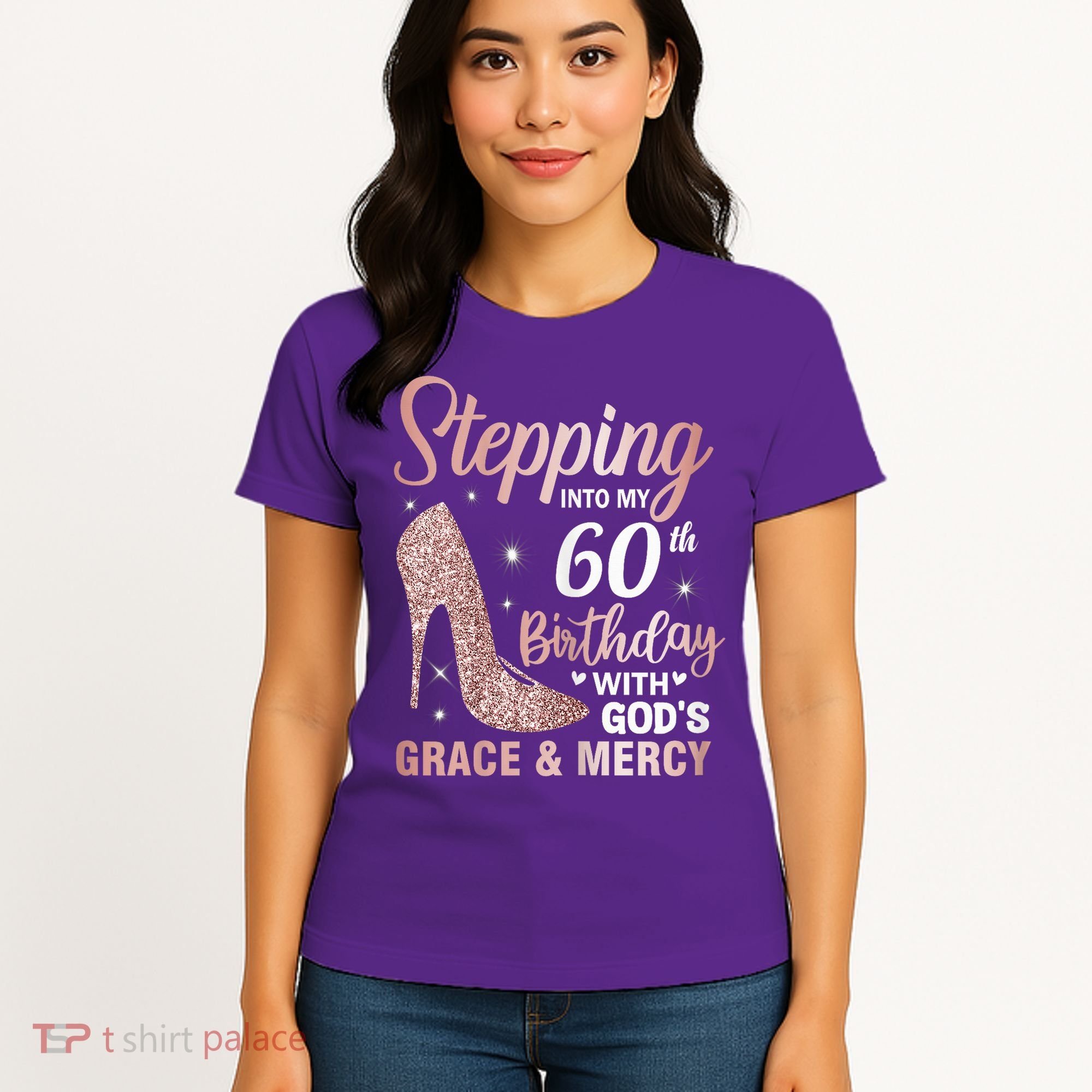 Stepping Into My 60th Birthday 60 Year Old Bday Women's T-Shirt