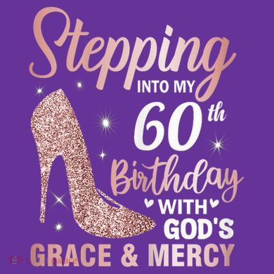 Stepping Into My 60th Birthday 60 Year Old Bday Women's T-Shirt