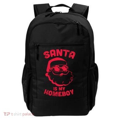 Santa Is My Homeboy Christmas Backpack