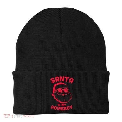 Santa Is My Homeboy Christmas Beanie