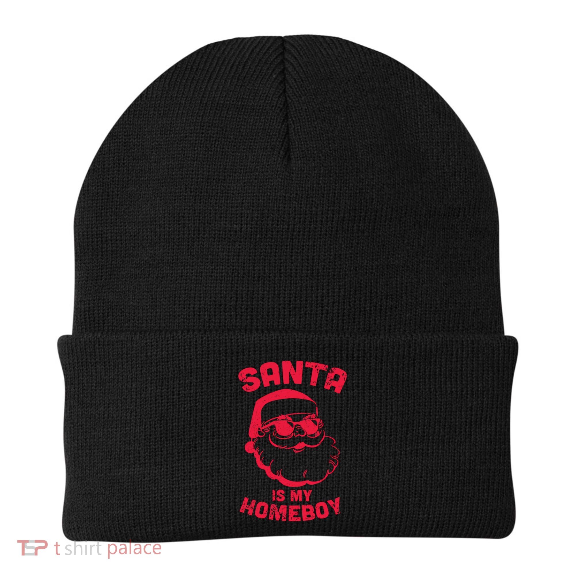 Santa Is My Homeboy Christmas Beanie