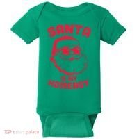 Santa Is My Homeboy Christmas Baby Bodysuit thumb 0