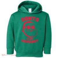 Santa Is My Homeboy Christmas Toddler Hoodie thumb 0