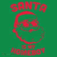 Santa Is My Homeboy Christmas Toddler Hoodie thumb 2