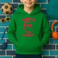 Santa Is My Homeboy Christmas Kids Hoodie thumb 2