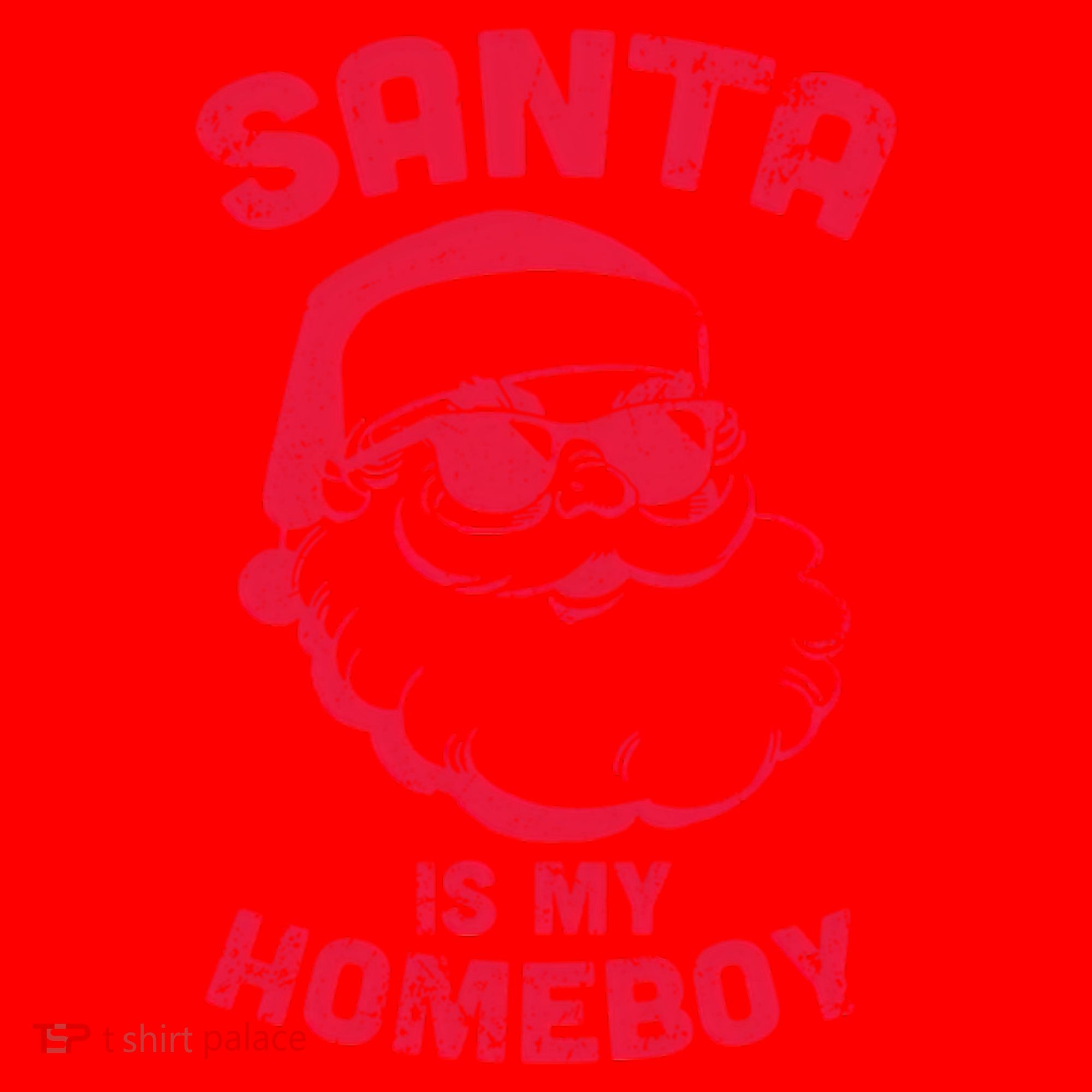 Santa Is My Homeboy Christmas Santa Hat