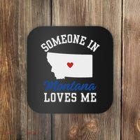 Someone In Montana Loves Me, Montana Affection From Afar Coaster thumb 0