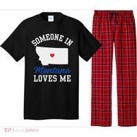 Someone In Montana Loves Me, Montana Affection From Afar Pajama Set thumb 0