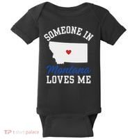 Someone In Montana Loves Me, Montana Affection From Afar Baby Bodysuit thumb 0