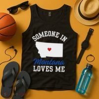 Someone In Montana Loves Me, Montana Affection From Afar Tank Top thumb 4