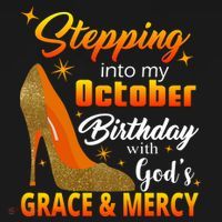 Stepping Into My October Birthday With God's Grace And Mercy Long Sleeve Shirt thumb 2