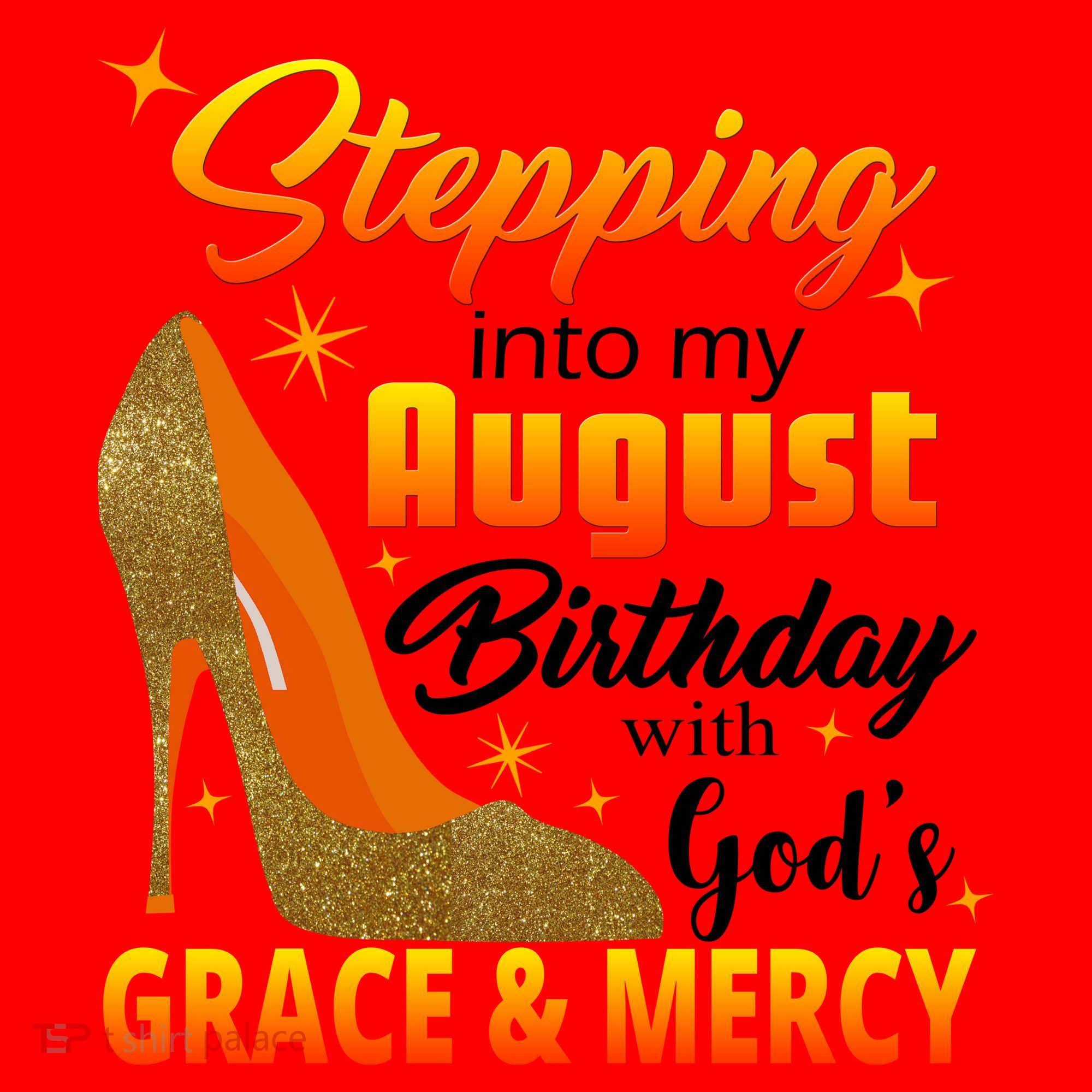 Stepping Into My August Birthday With God's Grace And Mercy Santa Hat