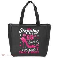 Stepping Into My 60th Birthday With Gods Grace And Mercy Tote Bag thumb 0