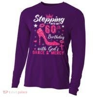 Stepping Into My 60th Birthday With Gods Grace And Mercy Cooling Performance Long Sleeve Crew thumb 0