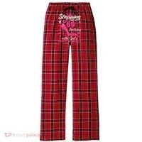 Stepping Into My 60th Birthday With Gods Grace And Mercy Women's Flannel Plaid Pajama Pants thumb 0