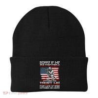 Sorry If My Patriotism Offends You Patriotic Us Flag Beanie thumb 0