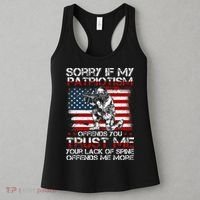 Sorry If My Patriotism Offends You Patriotic Us Flag Women's Tank Top thumb 3