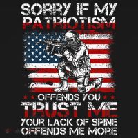 Sorry If My Patriotism Offends You Patriotic Us Flag Women's Tank Top thumb 5