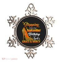Stepping Into My September Birthday With God's Grace And Mercy Ornament thumb 0