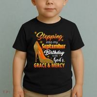 Stepping Into My September Birthday With God's Grace And Mercy Toddler T-Shirt thumb 2