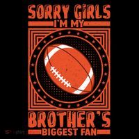 Sorry IM My BrotherS Biggest Fan Women's Hoodie thumb 2