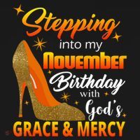 Stepping Into My November Birthday With God's Grace And Mercy Women's Hoodie thumb 2