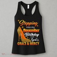 Stepping Into My November Birthday With God's Grace And Mercy Women's Tank Top thumb 3