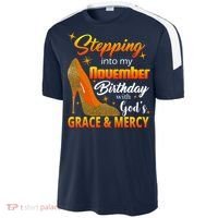 Stepping Into My November Birthday With God's Grace And Mercy Sport-Tek Competitor United Soccer Jersey thumb 2