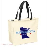 Someone In Minnesota Loves Me Tote Bag thumb 2