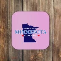 Someone In Minnesota Loves Me Coaster thumb 0