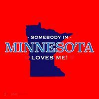 Someone In Minnesota Loves Me Santa Hat thumb 1