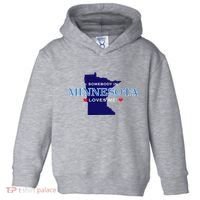 Someone In Minnesota Loves Me Toddler Hoodie thumb 0