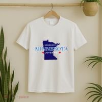 Someone In Minnesota Loves Me T-Shirt thumb 2