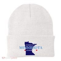 Someone In Minnesota Loves Me Beanie thumb 0