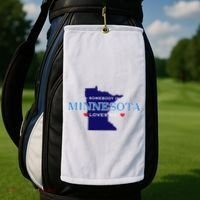 Someone In Minnesota Loves Me Golf Towel thumb 2
