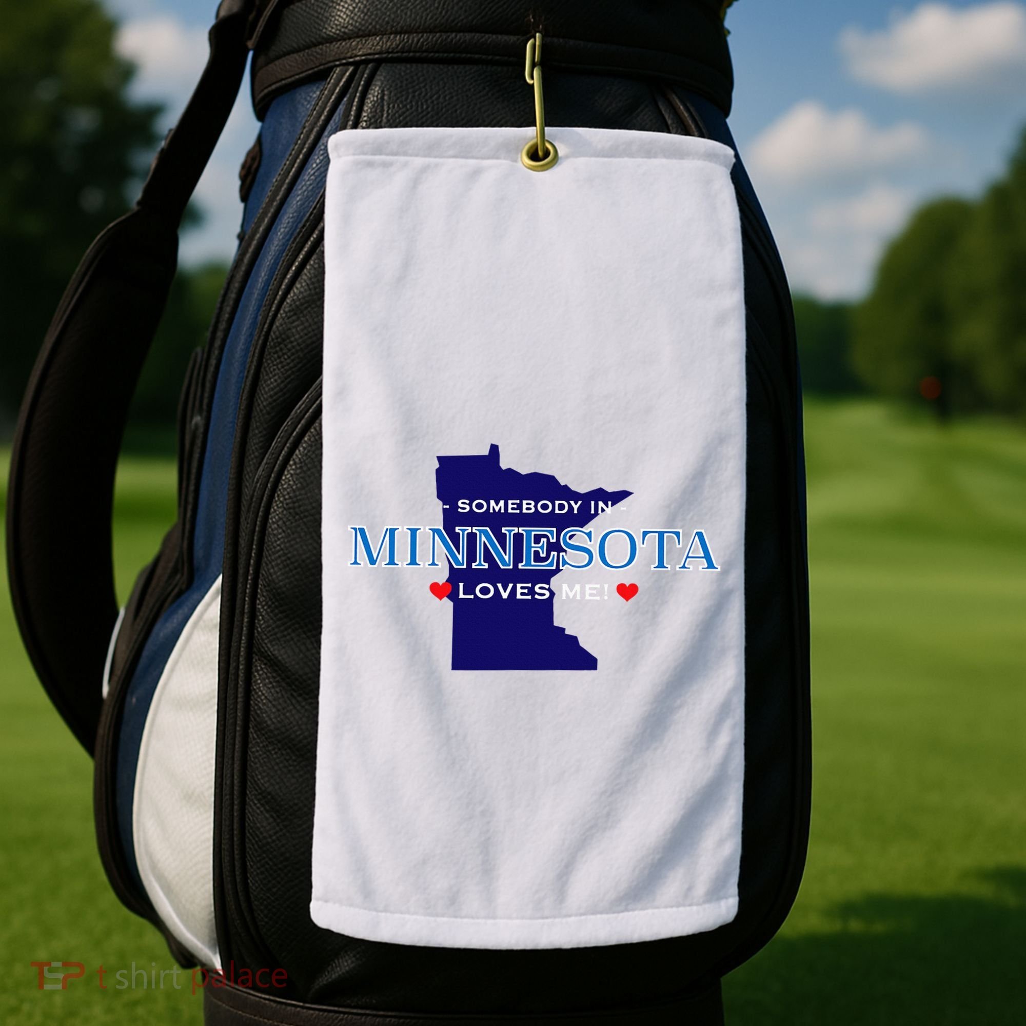 Someone In Minnesota Loves Me Golf Towel