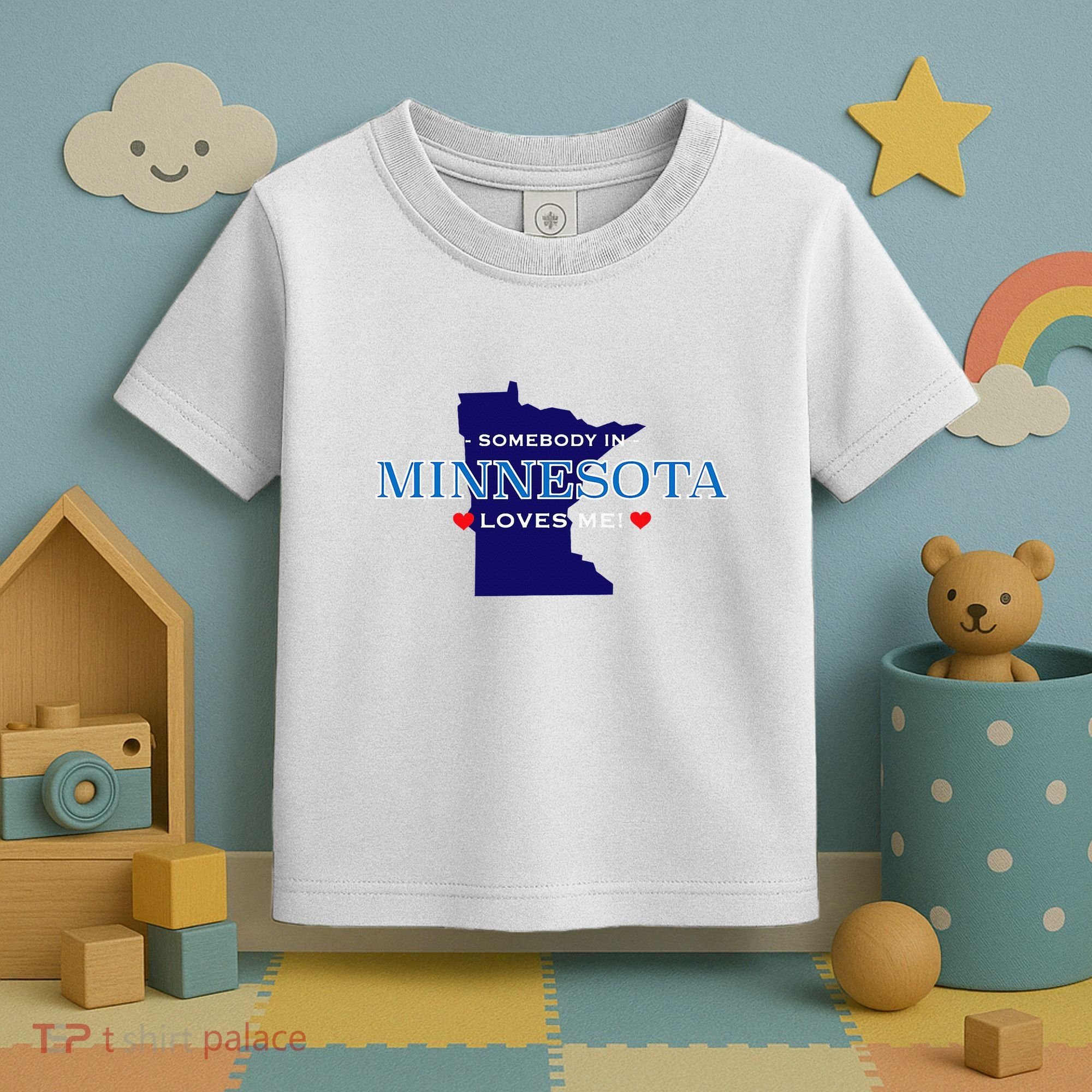Someone In Minnesota Loves Me Toddler T-Shirt