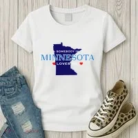 Someone In Minnesota Loves Me Women's T-Shirt thumb 3