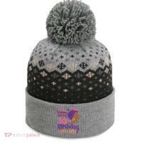 Stepping Into My 30th Birthday Melanin Black Gift The Baniff Cuffed Pom Beanie thumb 0