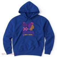 Stepping Into My 30th Birthday Melanin Black Gift Hoodie thumb 0