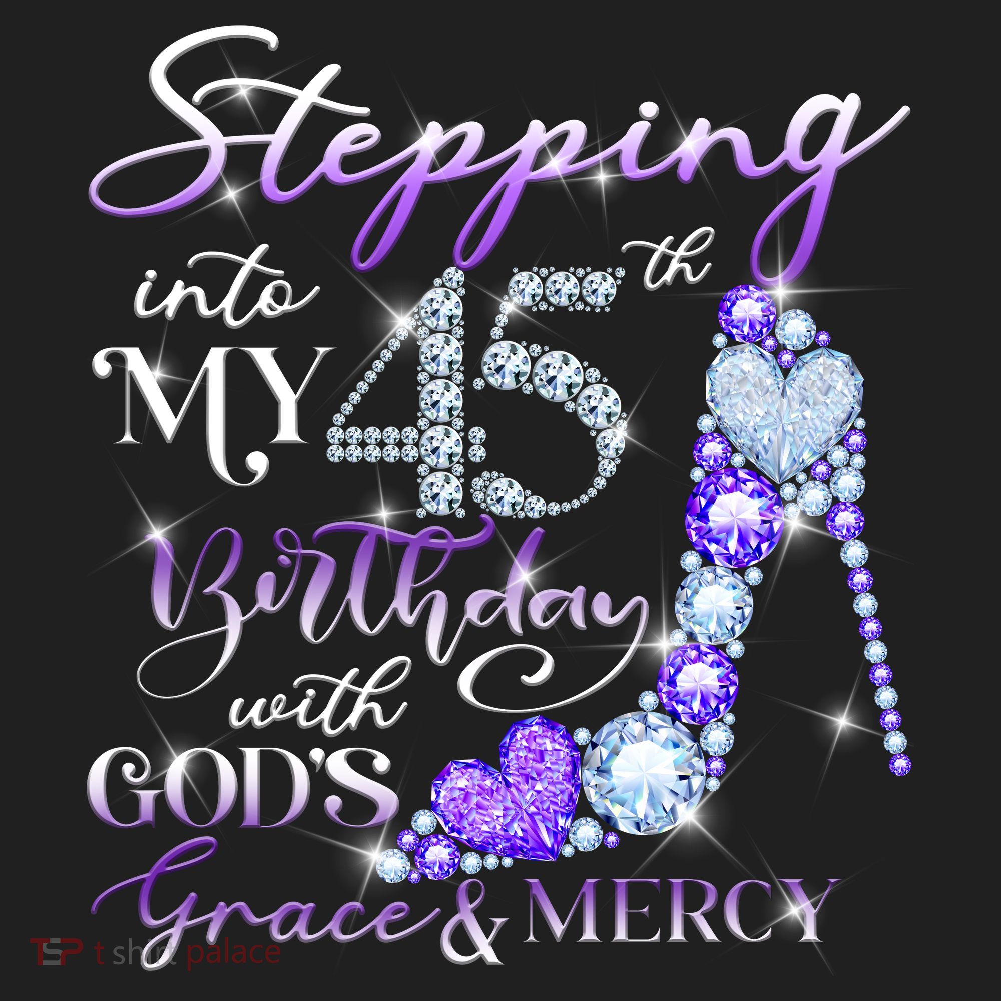 Stepping into my 45th birthday with God's grace & Mercy Women's Sweatshirt