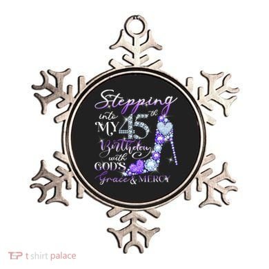 Stepping into my 45th birthday with God's grace & Mercy Ornament