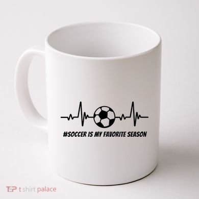 Soccer Is My Favorite Season Coffee Mug