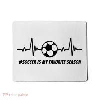 Soccer Is My Favorite Season Mousepad thumb 0