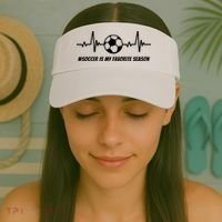 Soccer Is My Favorite Season Visor thumb 2