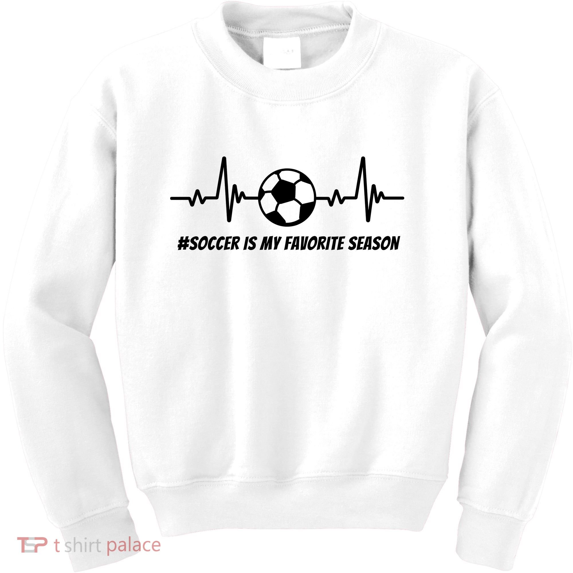 Soccer Is My Favorite Season Kids Sweatshirt